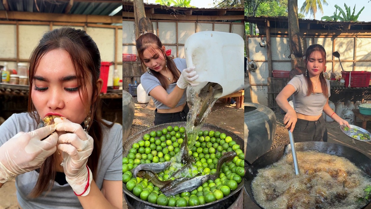Amazing cooking wash fish deep fried recipe