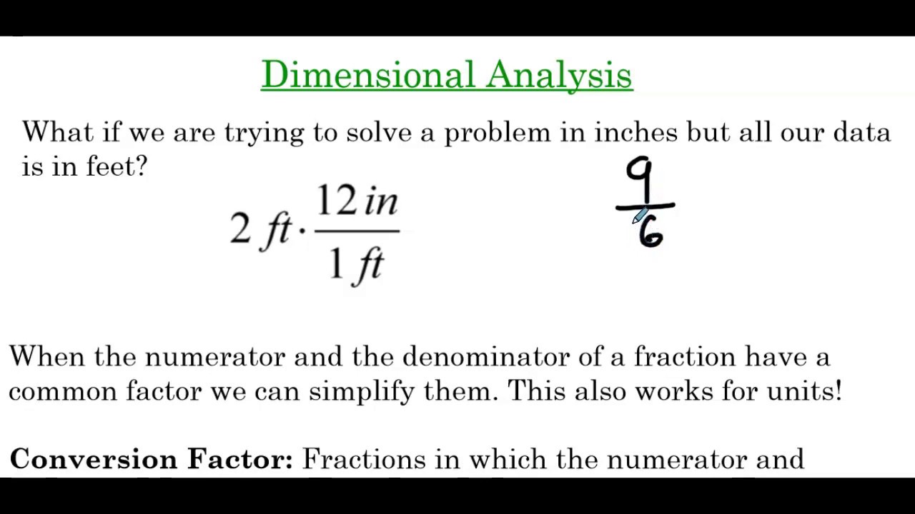 Dimensional Analysis