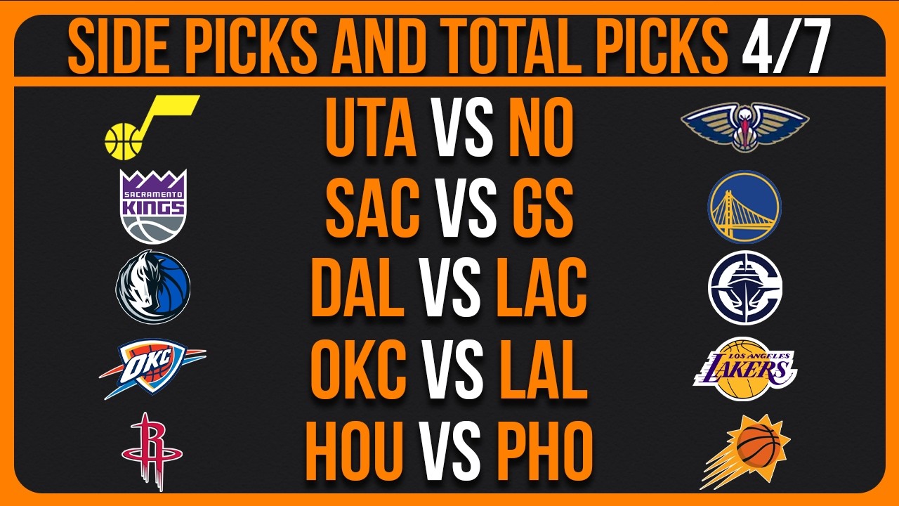 NBA Picks Today Tuesday 4/7/26 NBA Picks and Predictions NBA Bets Today