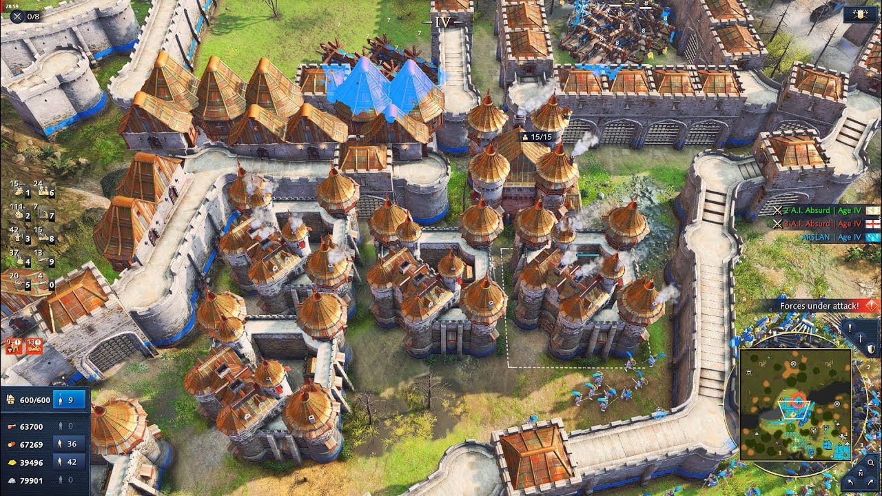 Age Of Empires 4 | The Red Palace Darkest Hour: J. d'Arc Led English Armies to Storm French Red Keep