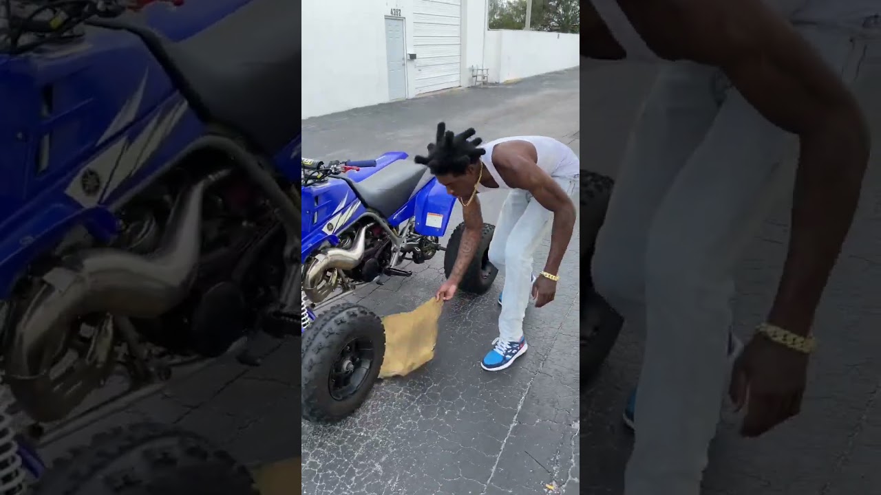 Sit Down Tire Kick &ldquo;TheVeeTouch&rdquo; On The 2006 Yamaha Banshee