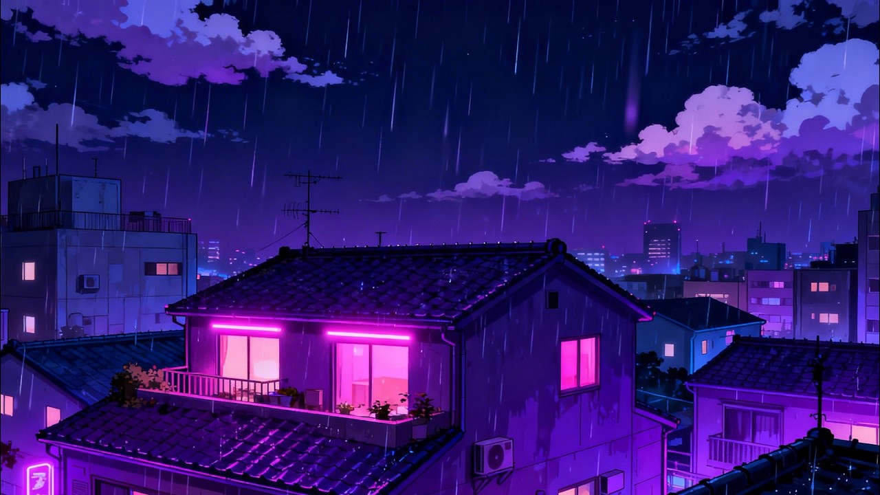 This Tokyo Rainy Night Lofi Will Keep You Focused for Hours | 集中タイム