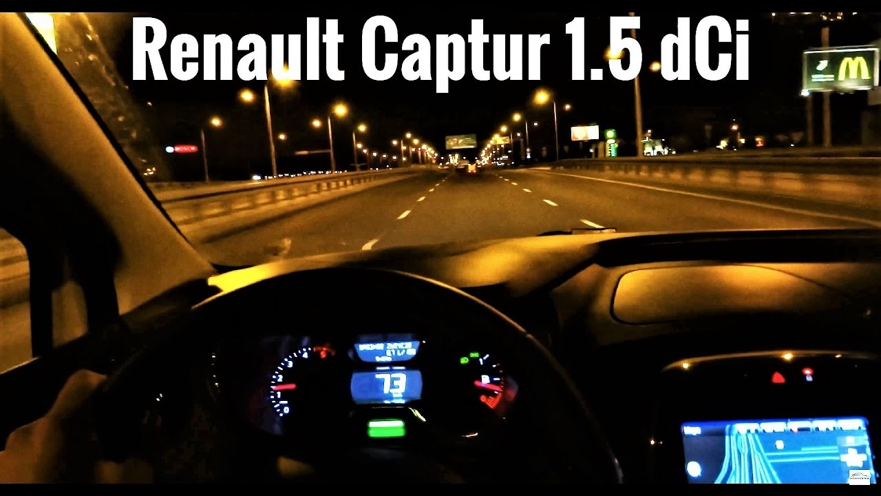 2016 Renault Captur 1.5 dCi Test Drive NOCNY ODCINEK [Jazda Testowa] Próbna PL