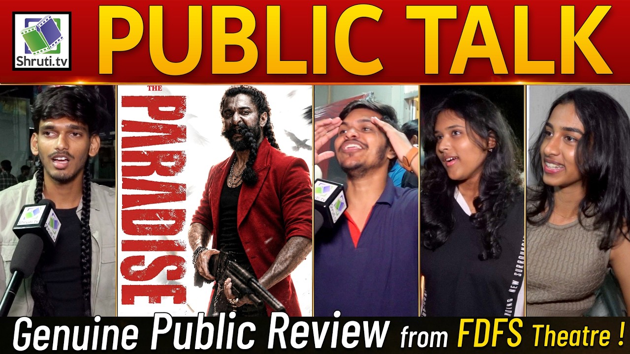 Telugu | The Paradise Public Talk | Nani | Anirudh Ravichander | The Paradise Public Review