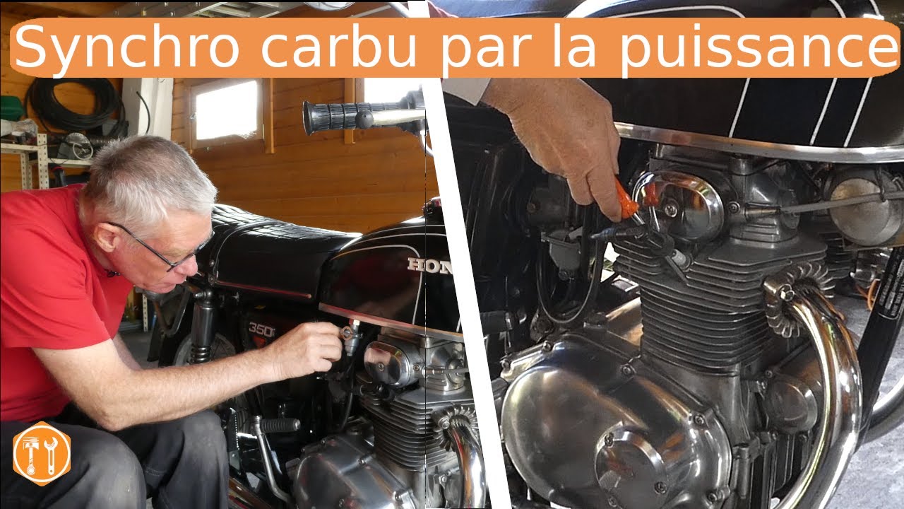 Synchronisation des carburateurs à la puissance