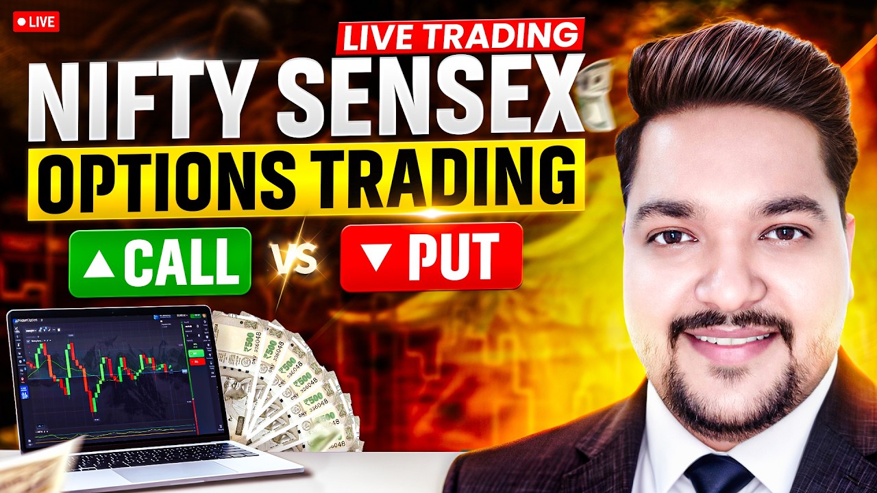 Sensex Expiry | Bank Nifty & Nifty50 | Options Trading with Live Analysis | 4 August | #livetrading