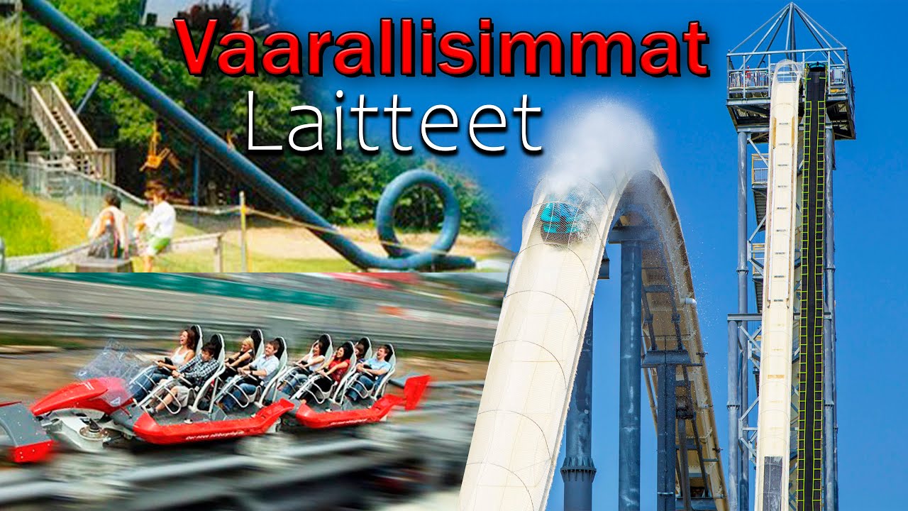 5 VAARALLISINTA huvipuistolaitetta