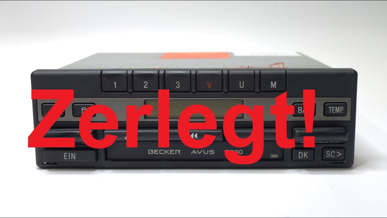 Becker AVUS 2000 zerlegt. Teil 1 #139