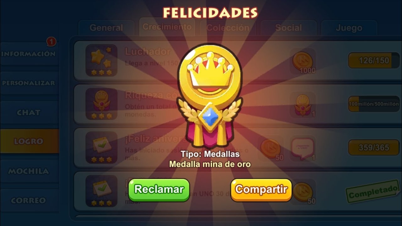 UNO! Mobile Game - New achievement: Golden Mine Medal (100 million)🏅+ Go Wild Punch🥊 x600 #14 👥🏆