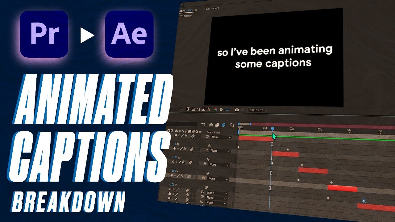 How I make Captions in After Effects