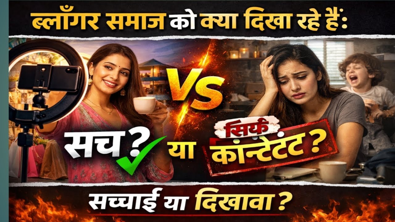 Vlogger kya dikha rahe samaj ko 🤔🤔sach ya dikhawa..