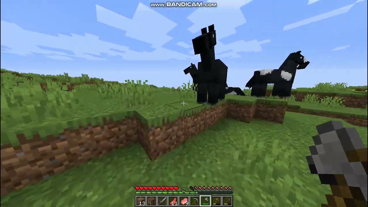 Mincraft. اول فيديو بالبيسي