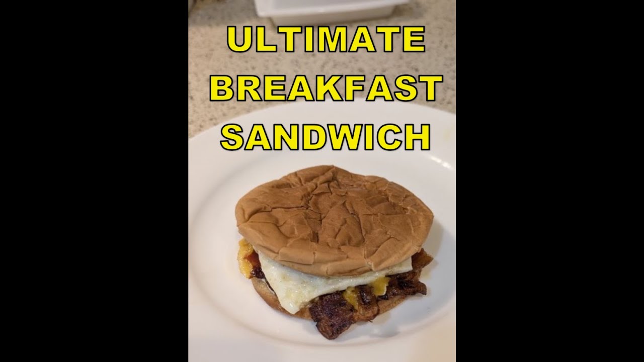 This Breakfast Sandwich is Amazing!  Try it