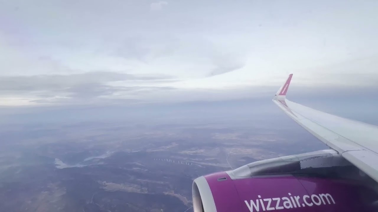 Bucharest to Madrid | Wizz Air Airbus A321ceo Flight & Landing
