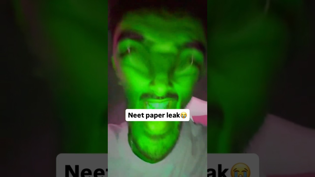 Neet paper leak