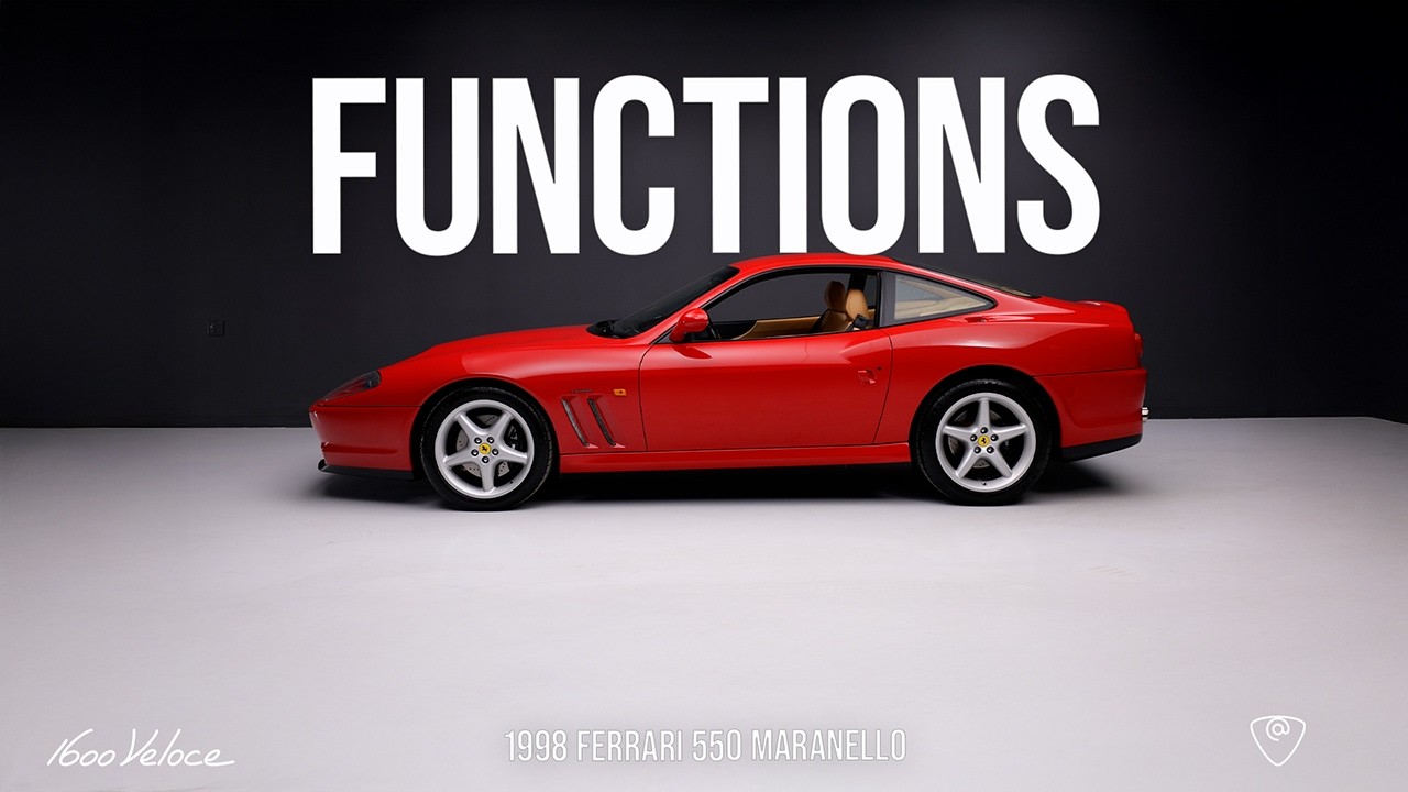 Japanese-Market 1998 Ferrari 550 Maranello | Functions