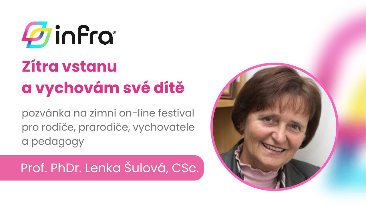 Lenka Šulová - pozvánka na zimní on-line festival Zítra vstanu a vychovám své dítě