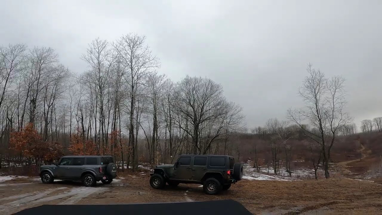 Off-roading from Evart Motorcycle Trailhead with @RedEyeOffroadMI and a Ford Bronco