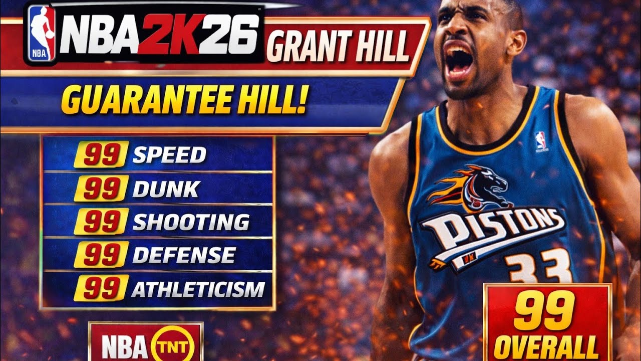 NBA 2K26 Grant Hill Build Is a SUPERSTAR!!!!!