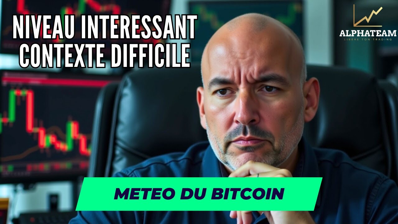Niveaux int&eacute;ressants dans un contexte difficile - La M&eacute;t&eacute;o Bitcoin FR