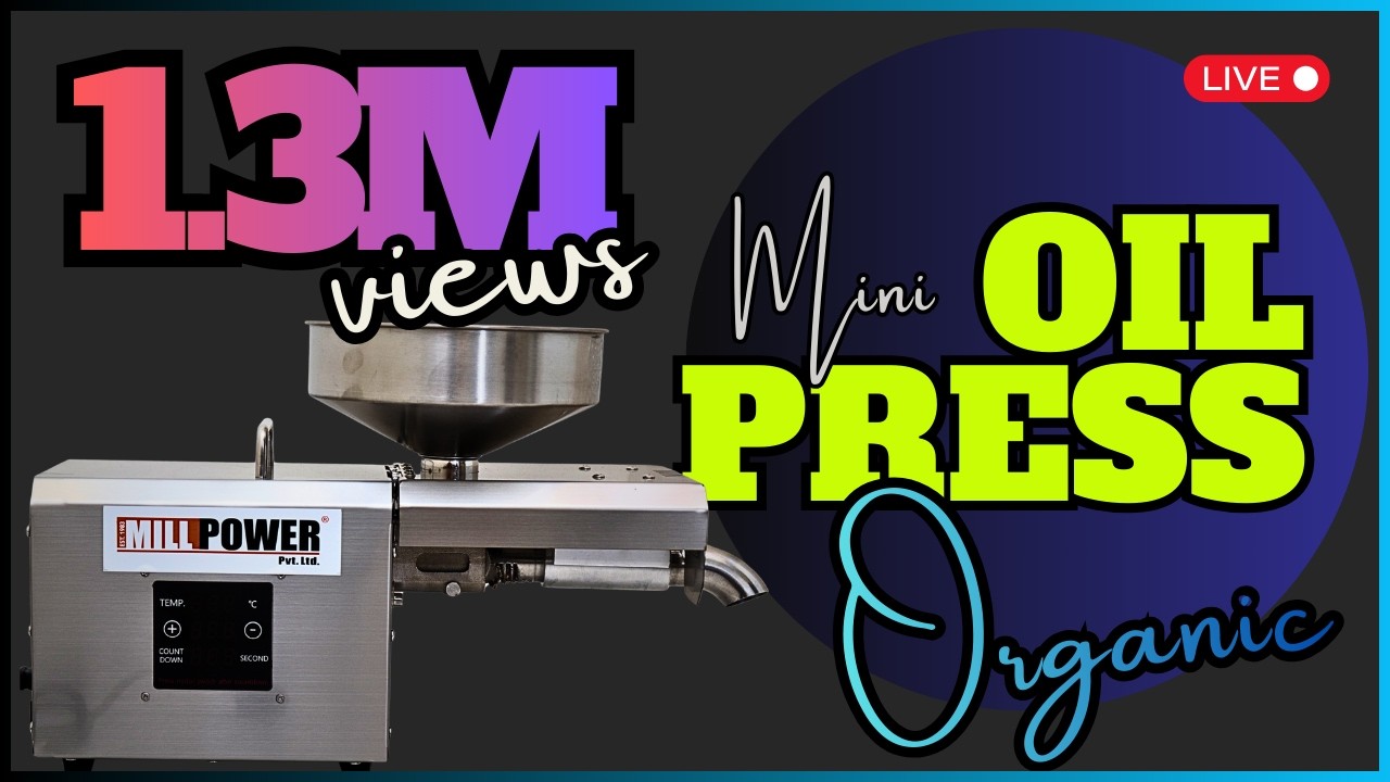 Mini Organic Oil Press machine for Home | 828282 9068