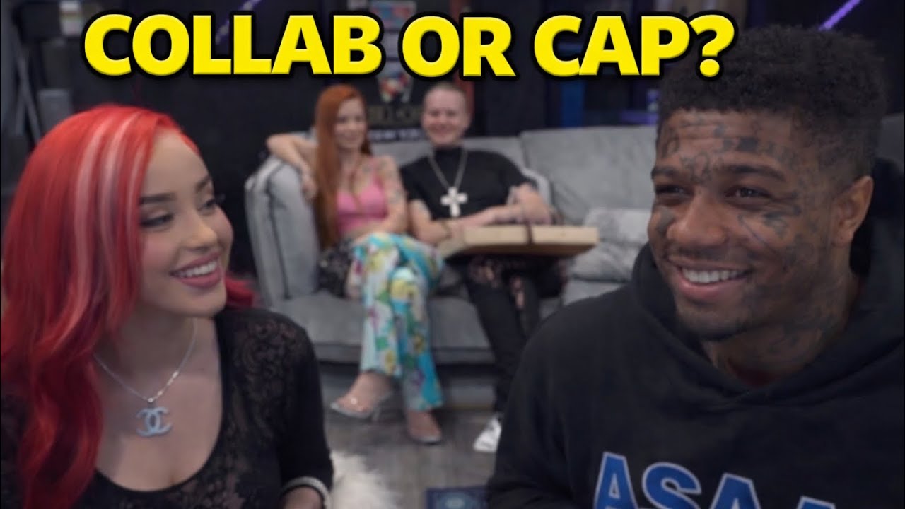 Blueface Reacts to Fagata Polish Rap Song — She Asks Him for a Collab on Live 😳