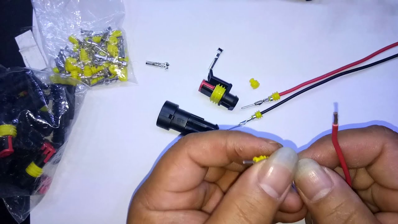 Weather pack (waterproof) Connectors Assembly without using special tools