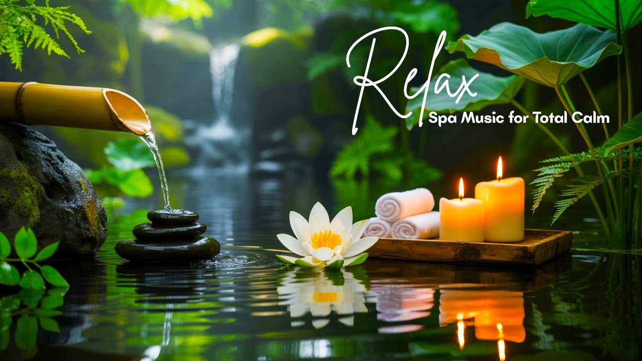 Japanese Zen Spa Music 🌿 | Mizu no Yasuragi (水のやすらぎ) – Calm Piano & Water Flow