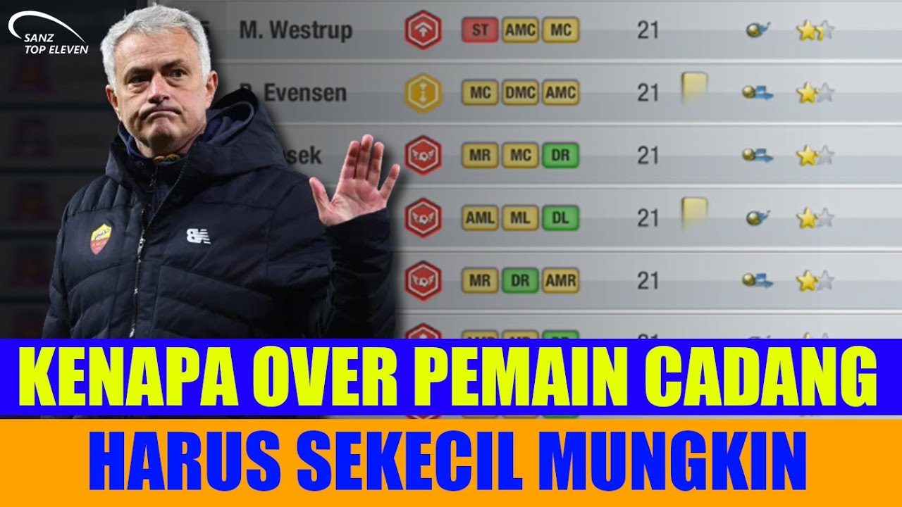 Kenapa OVR Pemain Cadangan Harus Kecil? Ini Alasanya!!!