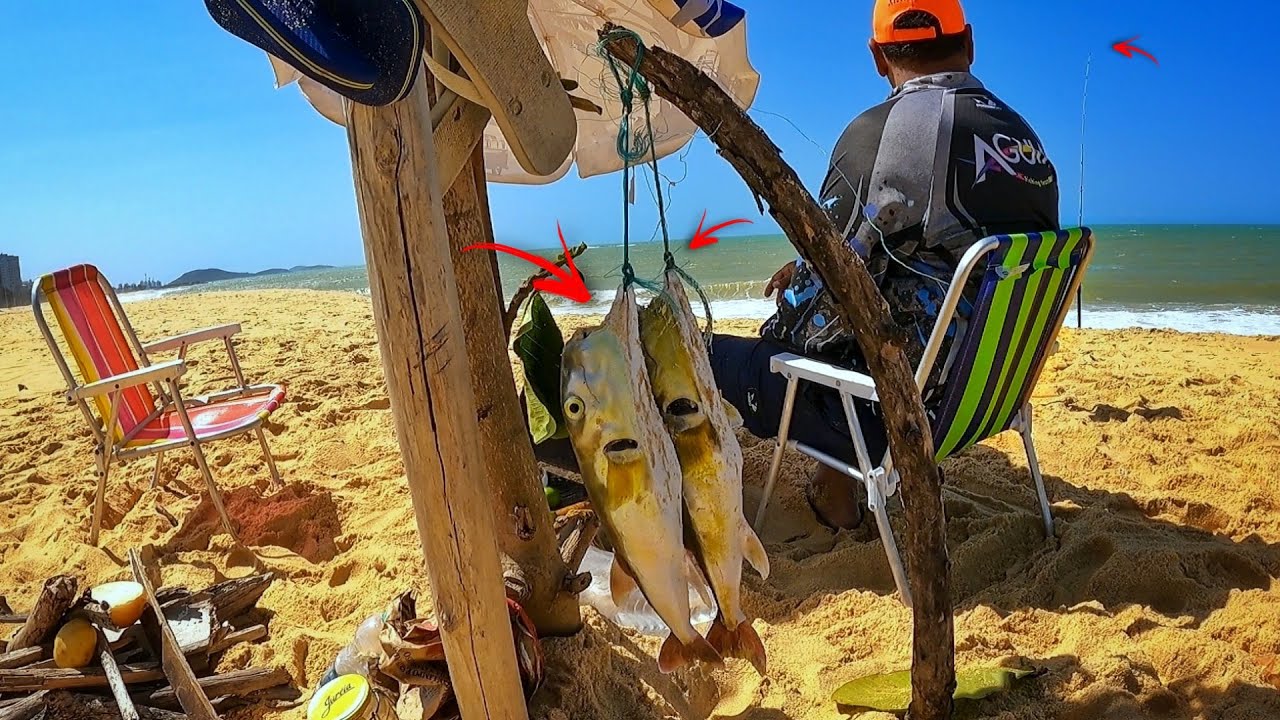 AS VEZES NEM EU ACREDITO... VOCÊ JÁ VIU ALGO PARECIDO??? | Pescaria de Praia!