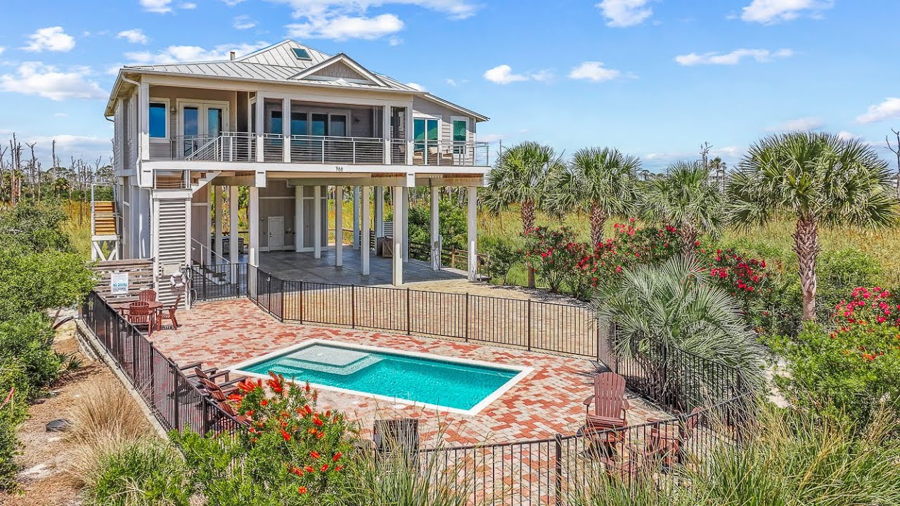 Luxury Secluded Dunes Beach Home | Cape San Blas FL Real Estate for Sale | 766 Secluded Dunes