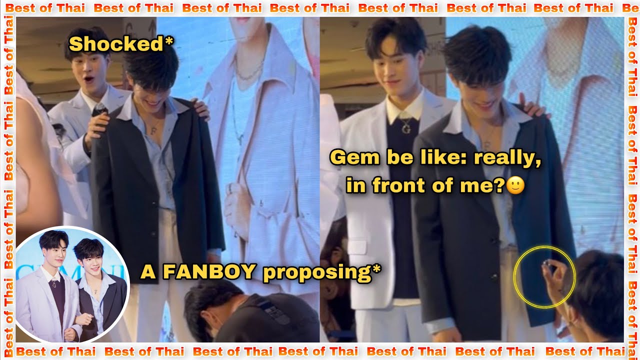 GeminiFourth were SHOCKED When a FANBOY PROPOSED to Fourth on Stage | Things That FANS Made Them DO