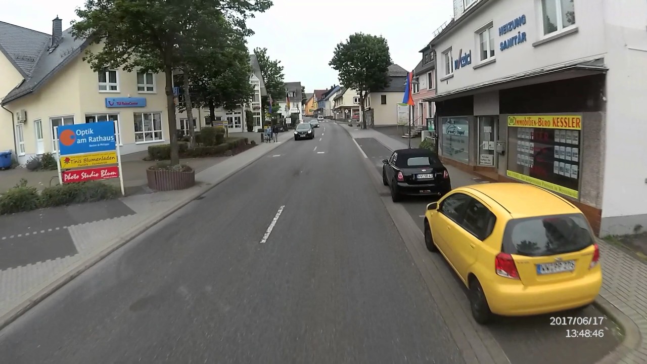 YI 4K action camera - loop - przykładowe nagranie z samochodu