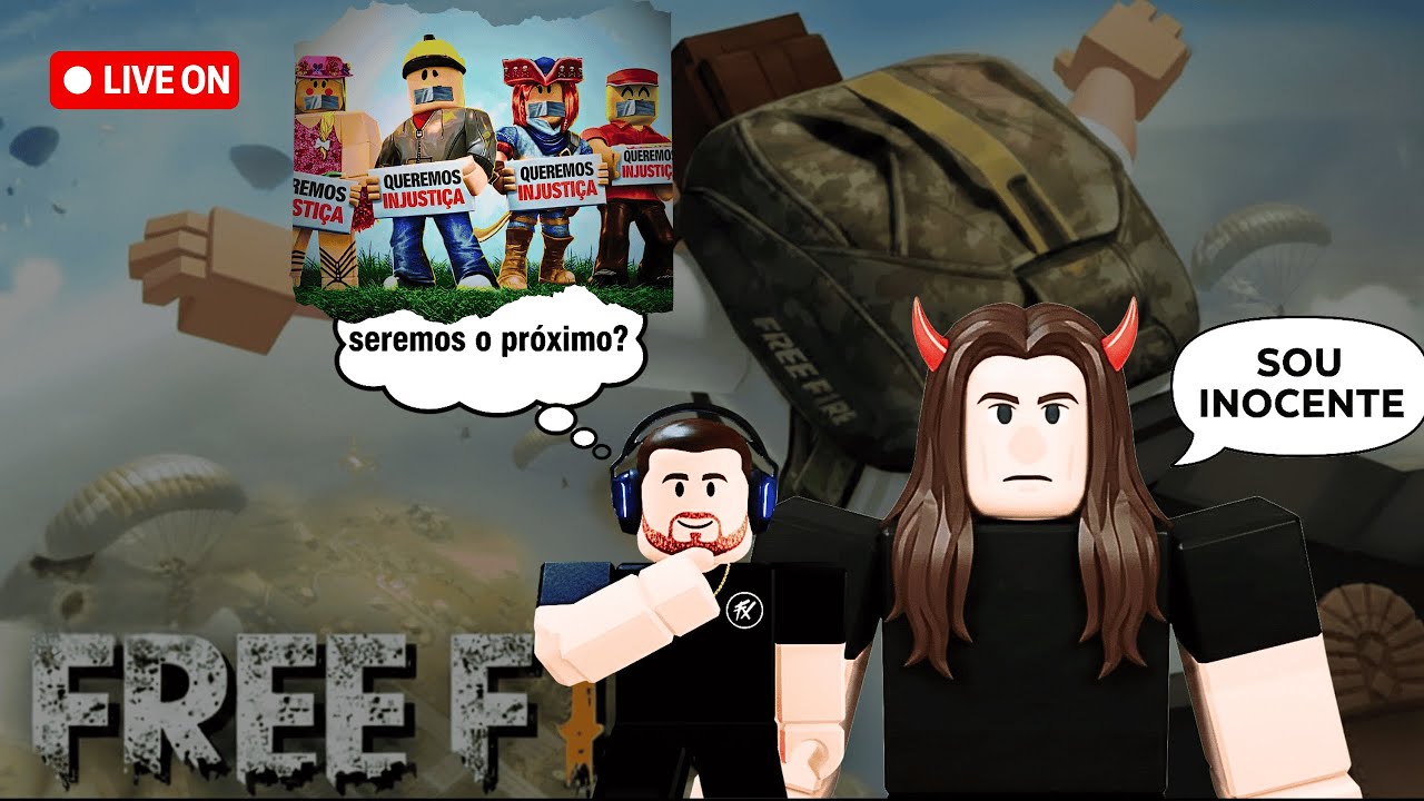 🔴FORÇA ROBLOXIANOS🔥​FREE FIRE AO VIVO👽FLUXO_CHICAO💜