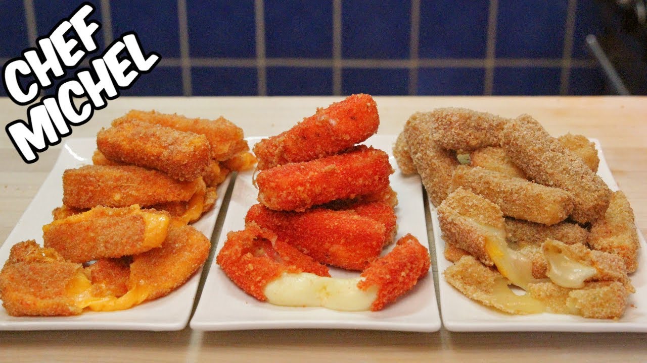 Bâtonnets de fromage frits épicés -- 3 Façons