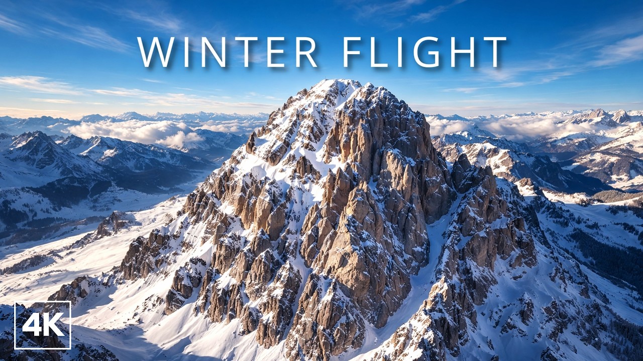 Winter Mountain Aerials | Cinematic Drone Views of the Italian Alps
