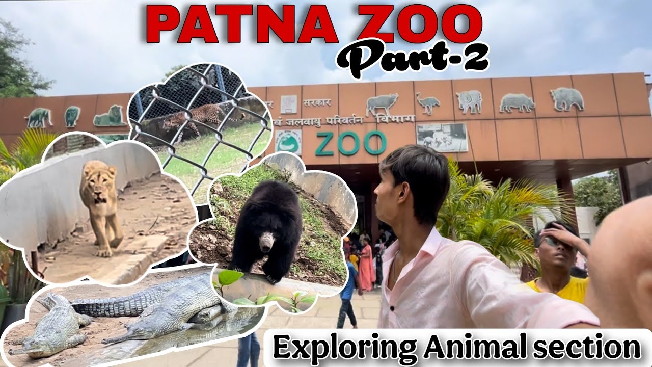 📍 EXPLORING PATNA ZOO FOR THE FIRST TIME 😱 | #vlog -02 Patna Chidiya Ghar Full Vlog 2025 | 