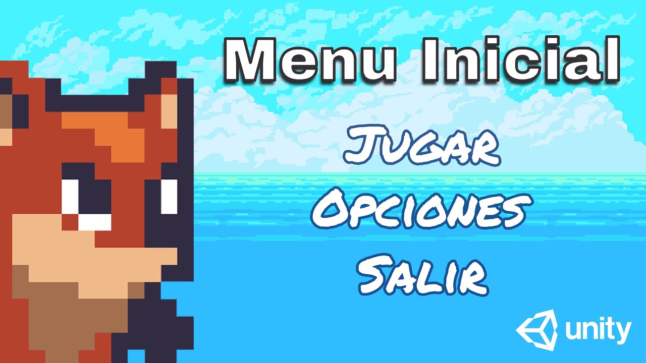 Cómo crear un menú inicial en Unity