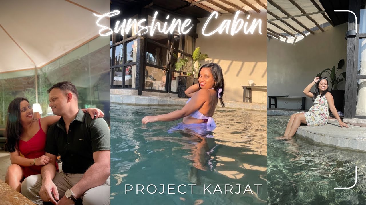 Project Karjat – Sunshine Cabin Stay | Private Pool Villa Near Mumbai | Couple Weekend Getaway Vlog