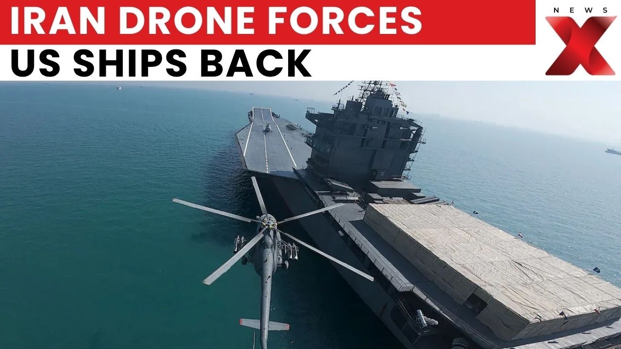 Iran Claims Drone Forced US Destroyers Back In Strait Of Hormuz Escalation | Iran-US War | NewsX