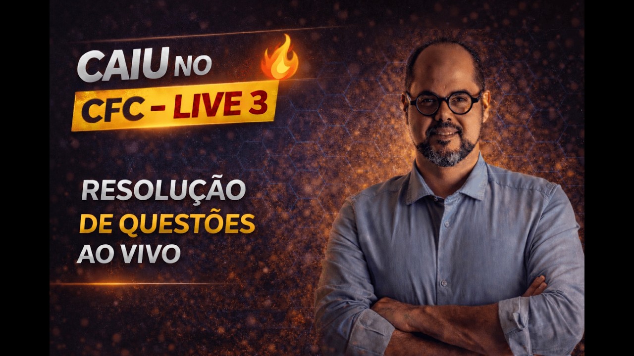02/02 - Live 03 - Caiu no CFC! | Professor Pedro Assis
