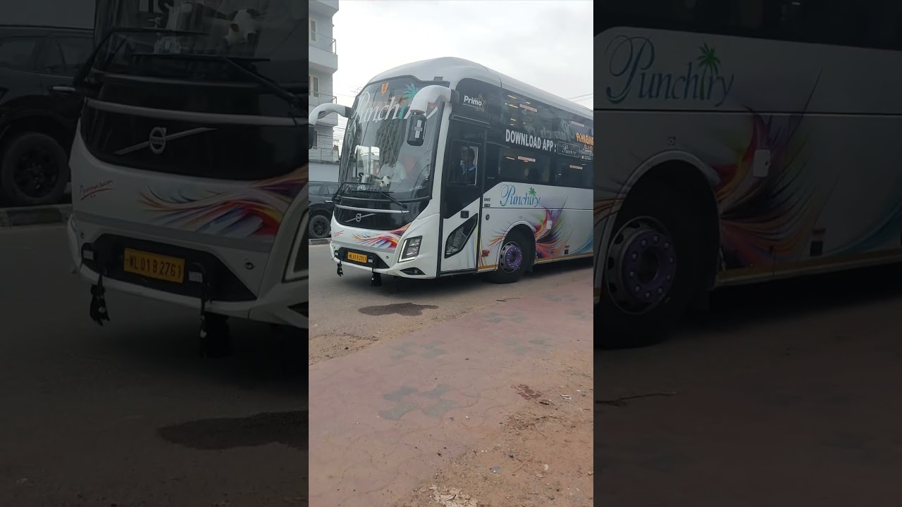 PUNCHIRY TRAVELS       VOLVO 9600s kollam - Bangalore #punchirytravels #volvo9600s