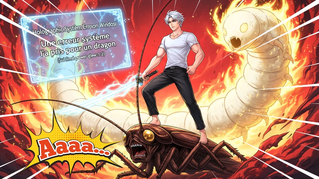 🌟  Pisé una cucaracha y ¡obtuve una Espada Divina Nivel Dios! | Comedia Épica | Reseña de manhwa