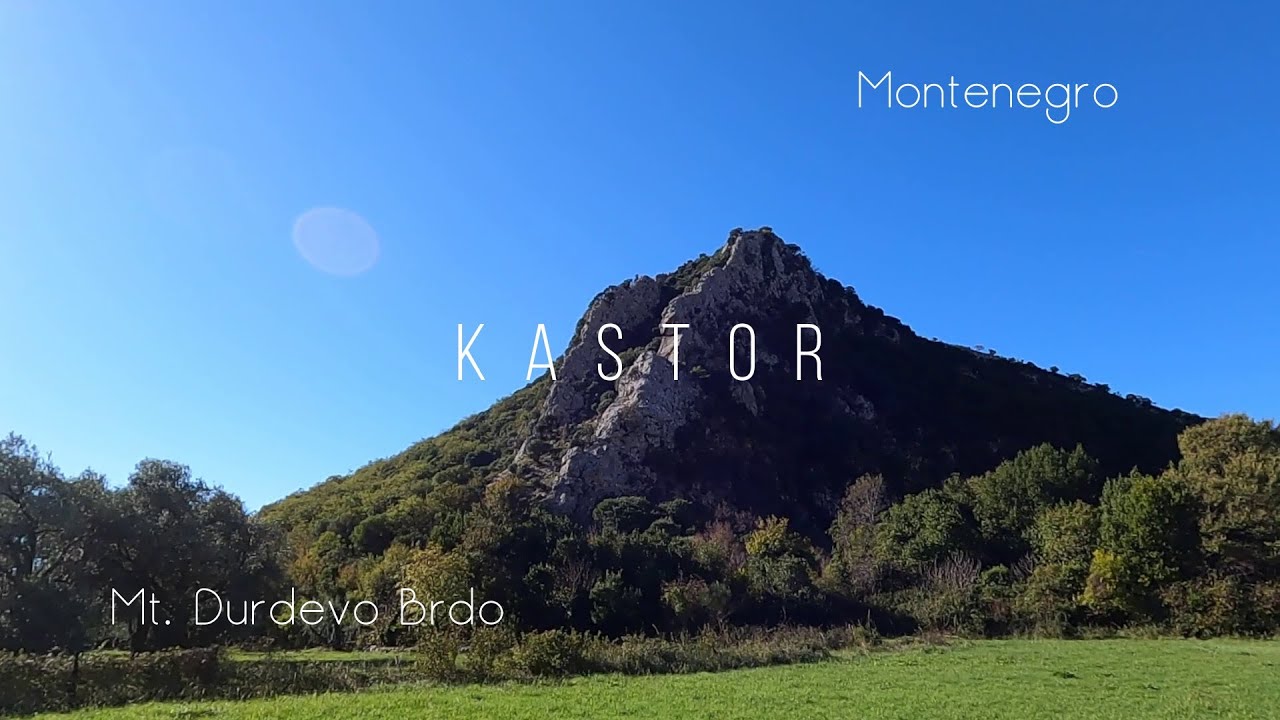 Kastor - a climbing route in Montenegro