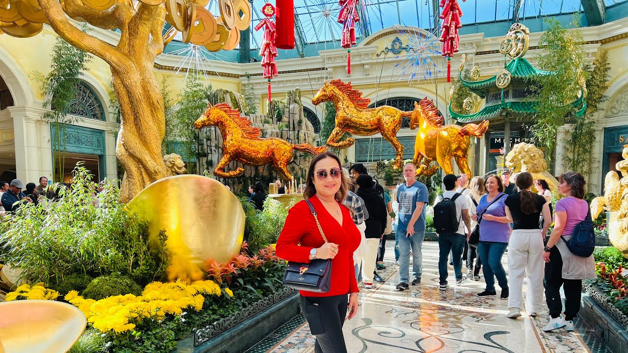 Lunar New Year Celebration at Bellagio Hotel Las Vegas | Cali Que Em 