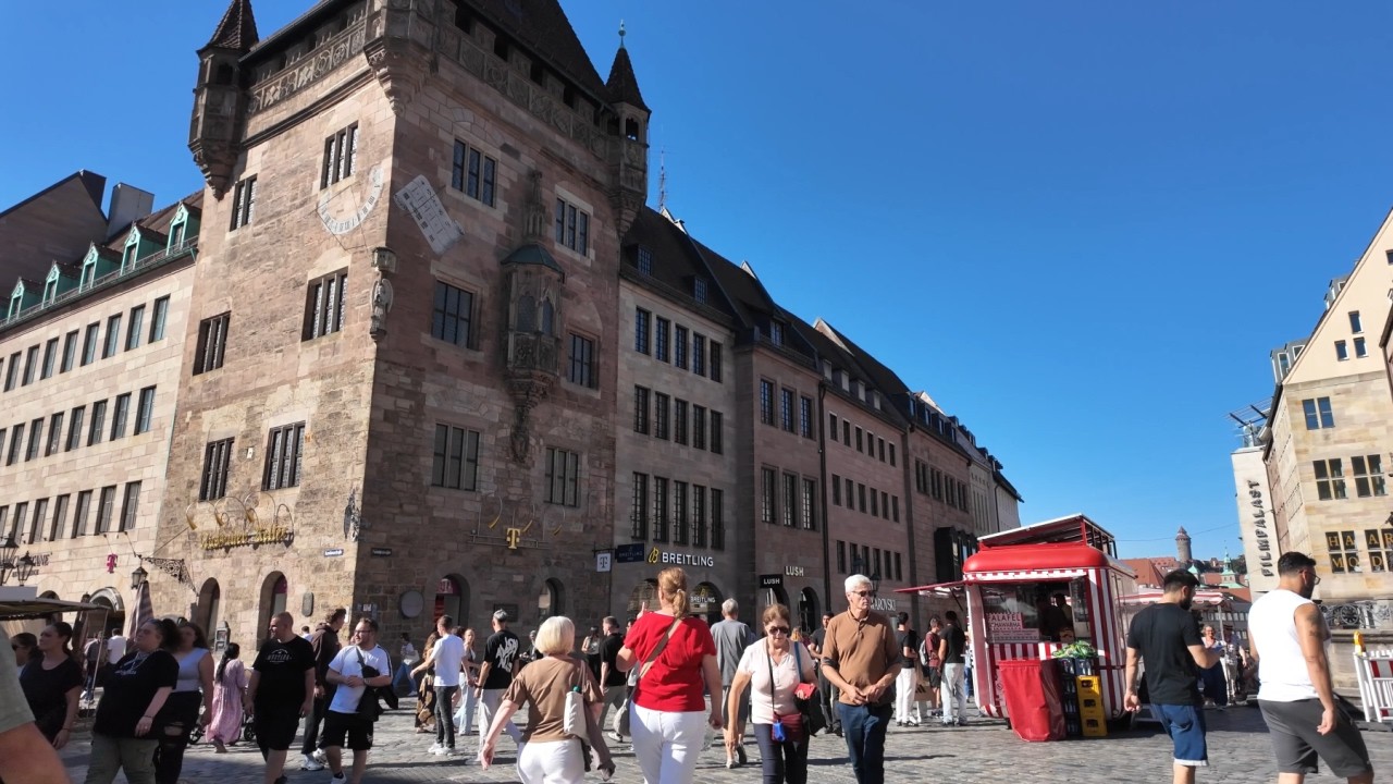 Nürnberg Innenstadt - Breite Gasse - Hauptmarkt