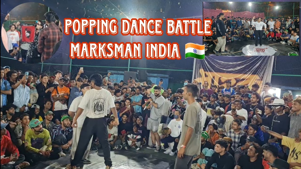 marksman India popping dance battle tiger pop vs yoganshu 😡🫨 Sidhu Moose wala