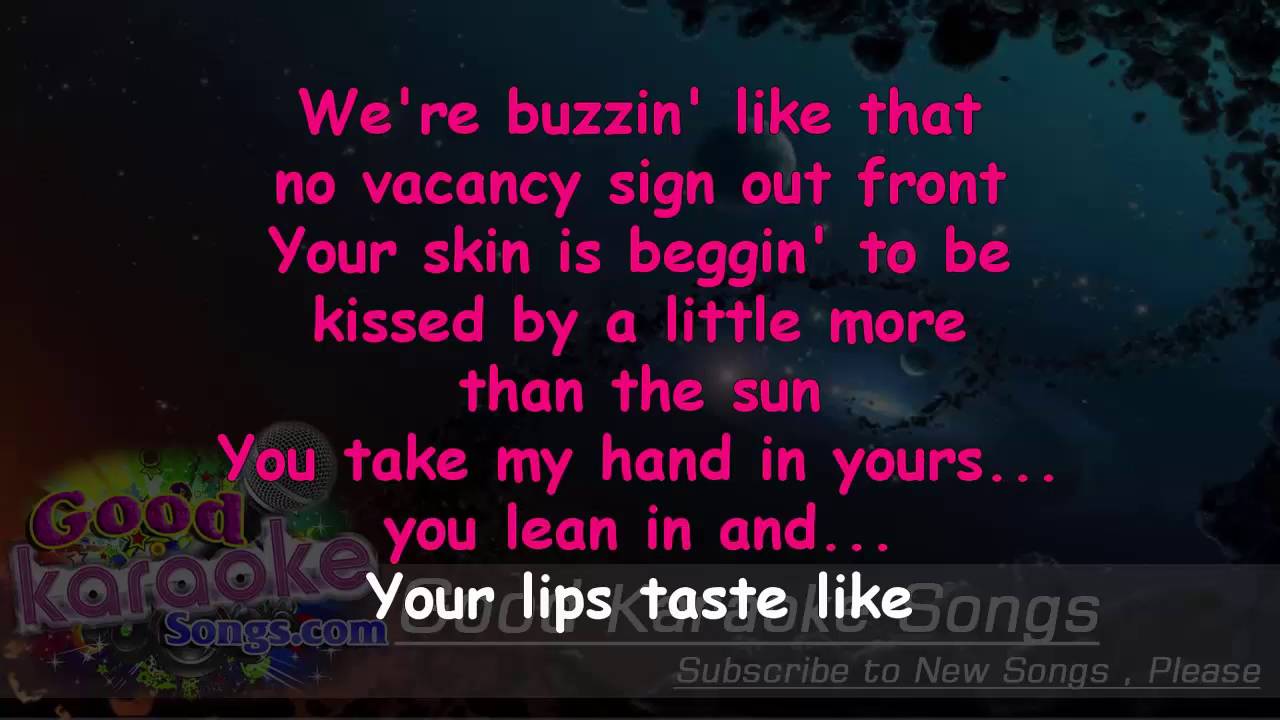 Sangria -  Blake Shelton (Lyrics Karaoke) [ goodkaraokesongs.com ]