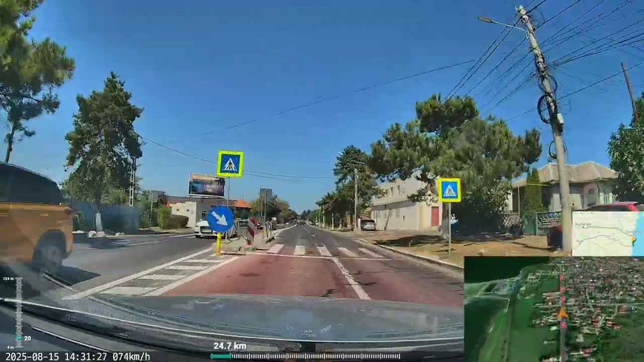 2025.08.15 -DN39-A4-A2- Mangalia-București - TrafficCam BlackvueDR970xPlus-TELEMETRY