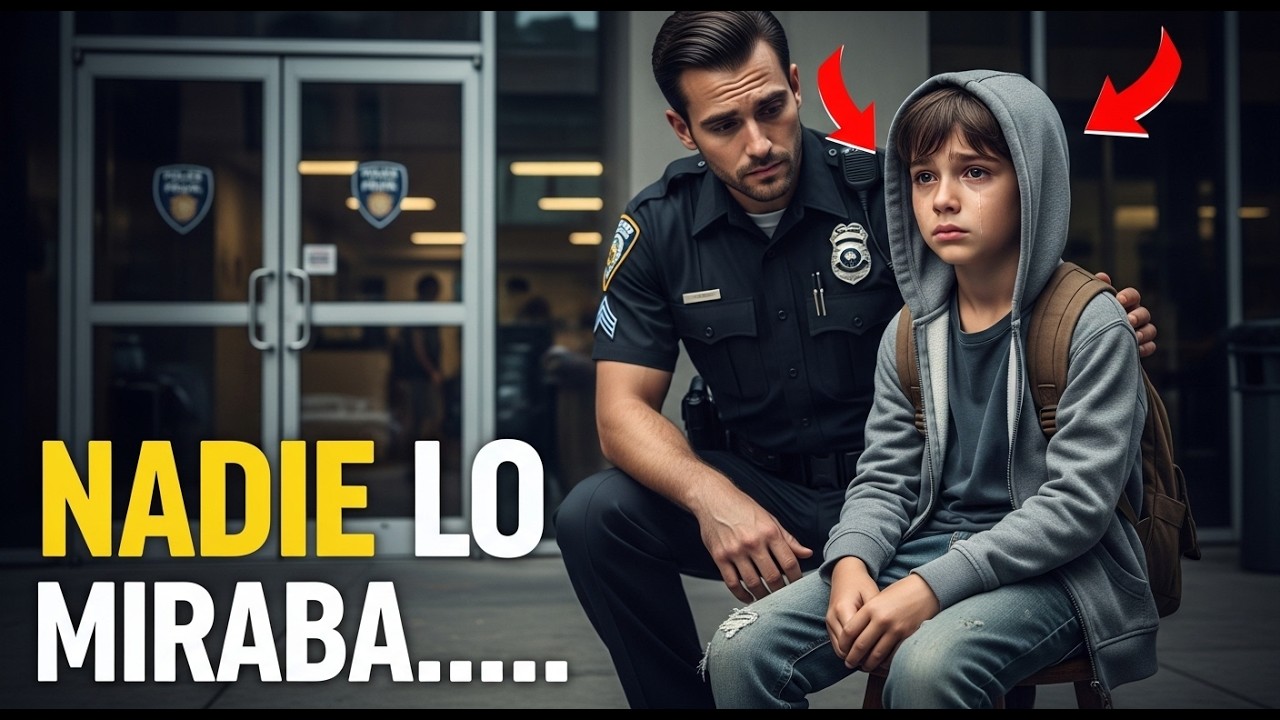 Este Niño Se Sentaba Todos Los Días Frente a la Comisaría…Hasta Que Le Dijo Esto a un Policía